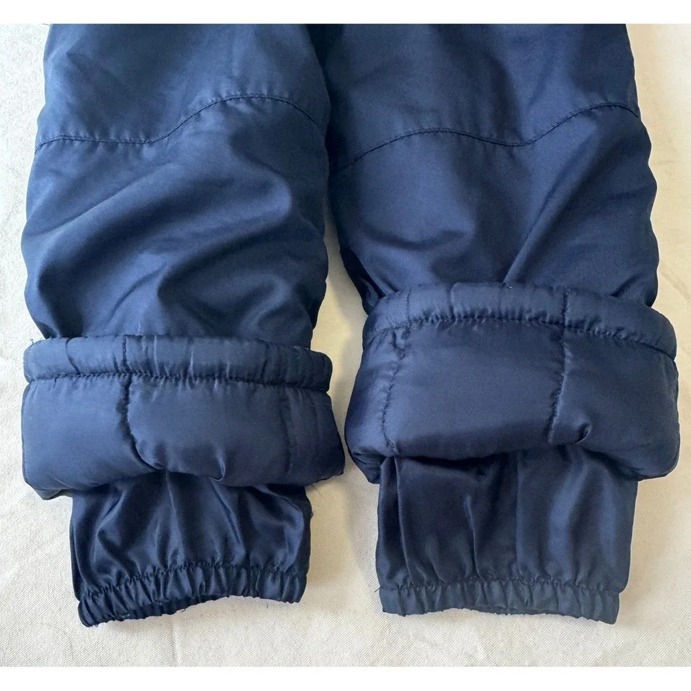 Kids‎ Snow Bib Overalls Size 4 Navy Insulated Ski Pants London Fog EUC